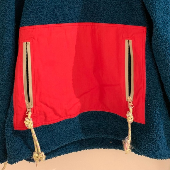 Acne Studios Faraz Teal Pullover Shirt Jacket - Picture 2 of 5